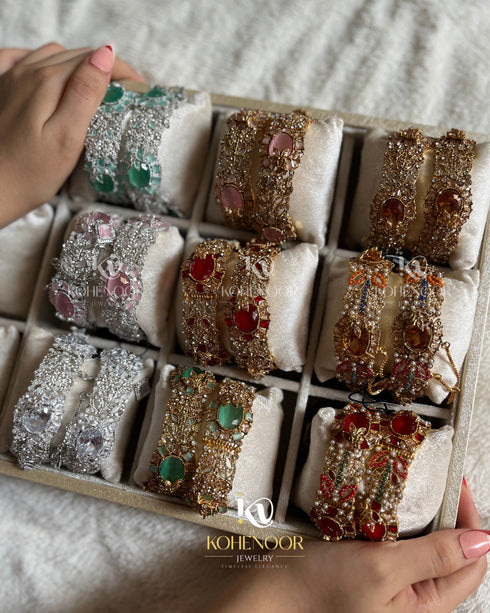 Celestia Zircon Bangles